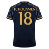 Camisola Real Madrid Tchouameni 18 Homen Equipamento 2ª 23/24